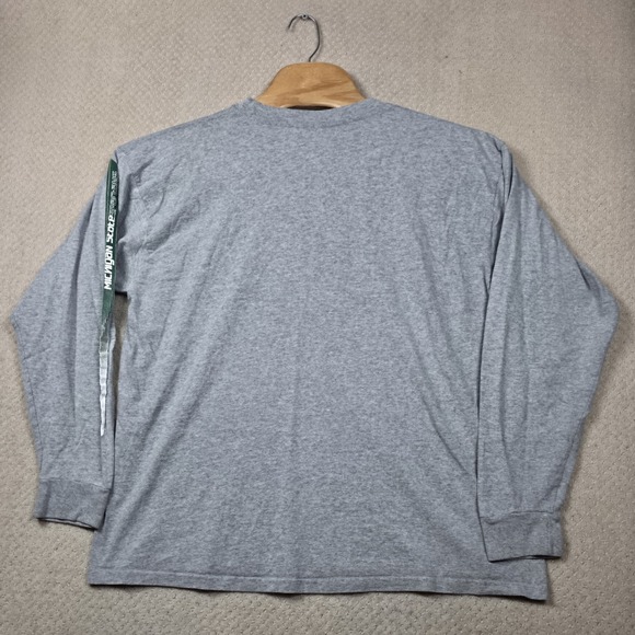 Vintage Y2K Nike Michigan State Spartans T-Shirt Mens L Gray Center‎ Swoosh 90s - Picture 3 of 10